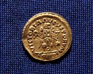 Mynt av kong Totila, 541-52 (metall)